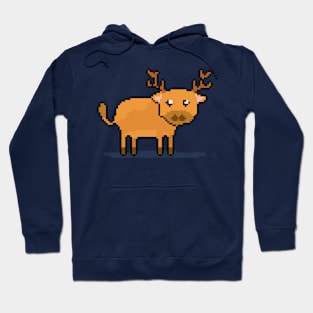 Pixels of Nature Deer Hoodie